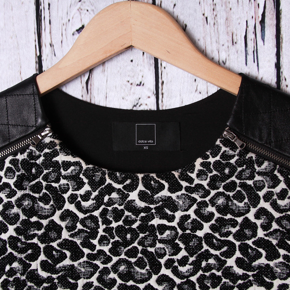 Dolce Vita Animal Print Top Size XS - Picture 2 of 7